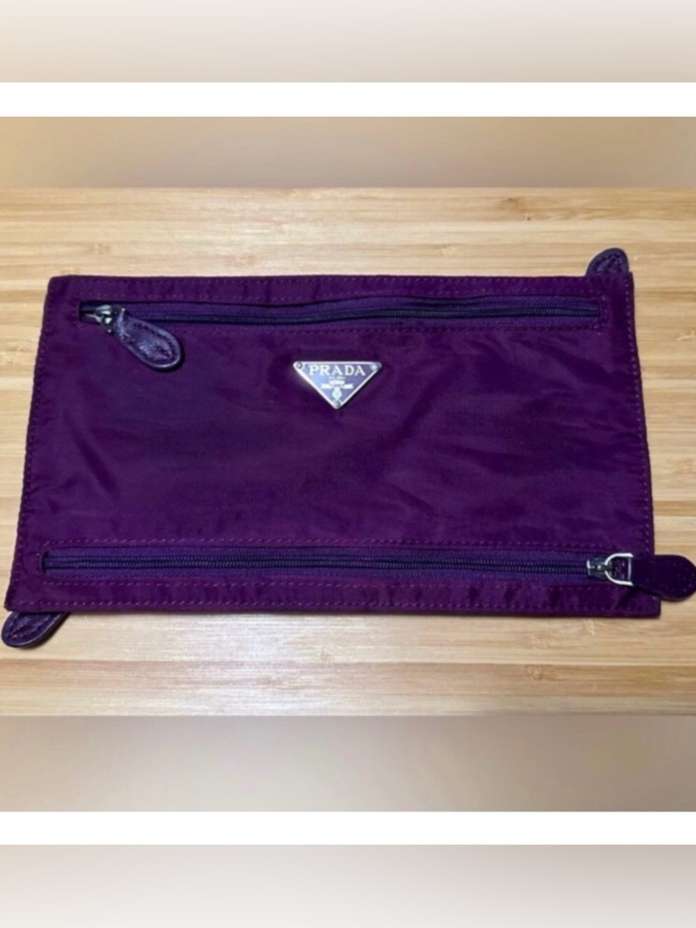 PRADA Authentic Burgundy Money Pouch